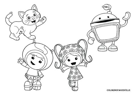 team umizoomi coloring pages  printable  getcoloringscom
