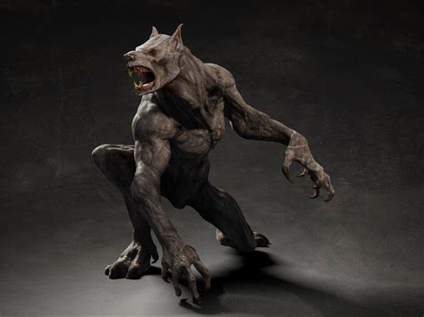 Maya Rigging Skin Werewolf Costume Werewolf Dark