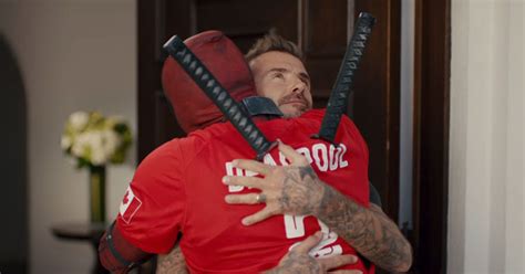 Deadpool Sincerely Apologizes To David Beckham Can T Help