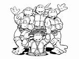 Ninja Turtles Coloring Pages Printable Teenage Mutant Clipartmag sketch template