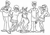 Doo Scooby Coloring Pages Mystery Machine Gang Characters Print Getdrawings Cartoon Stunning Decoration Getcolorings Kids Colorings sketch template