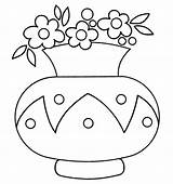 Vase Coloring 98kb sketch template