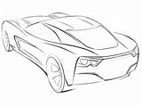 Coloring Pages Corvette Bugatti Stingray Koenigsegg Drawing Chiron Veyron Z06 Getcolorings Getdrawings Agera Drawings Printable Colorings sketch template