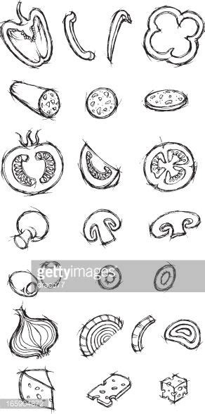 pizza toppings coloring pages  printable coloring pages