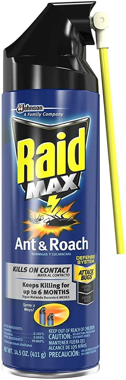 raid max ant  roach spray  oz pack  walmartcom