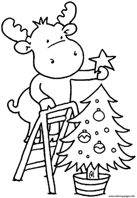christmas tree  children coloring pages printable