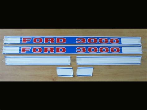 ford  tractor decal set tractors ford land rover