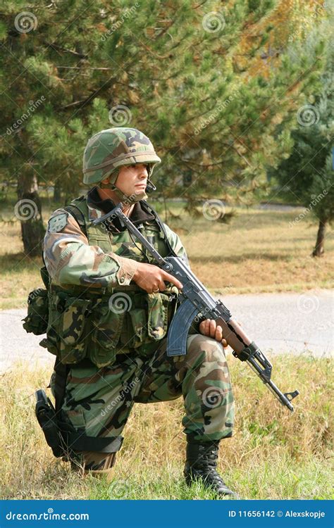 militair stock foto image  troepenmacht commando