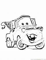 Mater Cars Coloring Pages Getcolorings sketch template