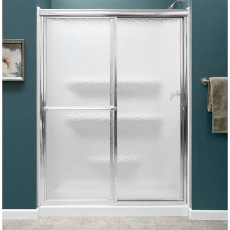 style selections  white  piece alcove shower kit common      actual