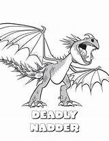 Coloring Dragon Train Pages Nadder Deadly Stormfly Base Baby Toothless Hookfang Colouring Color Printable Kids Print Getcolorings Deviantart Pdf Library sketch template
