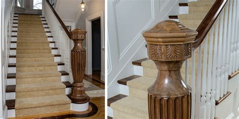 custom newel post roundup horner millwork