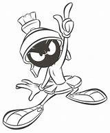 Marvin Martian Looney Tunes Marciano Toons Papaleguas Desenho Sonhando sketch template
