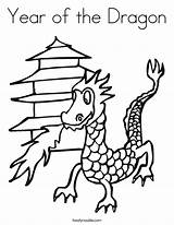 Dragon Year Coloring Worksheet Dragons Pages Happy Sheet Handwriting Chinese Fire Noodle Worksheets Twisty Twistynoodle Built California Usa Favorites Login sketch template