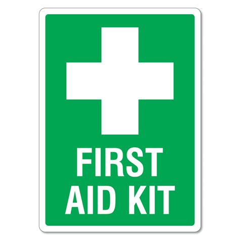 aid kit sign  signmaker