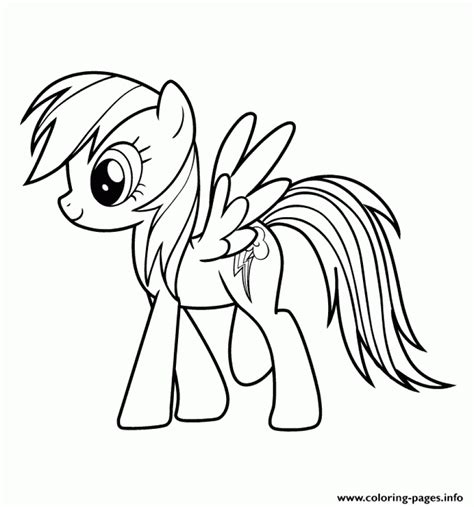 rainbow dash coloring pages  toddlers
