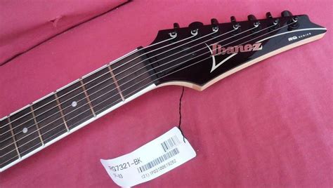 ibanez rg bk  string solid body electric guitar black fixed bridge ebay