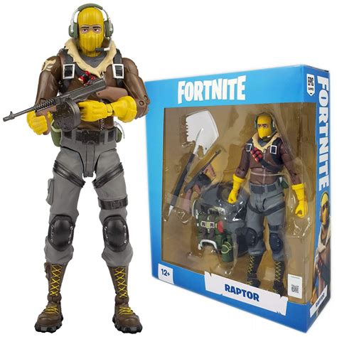 mcfarlane toys fortnite raptor figure game hub