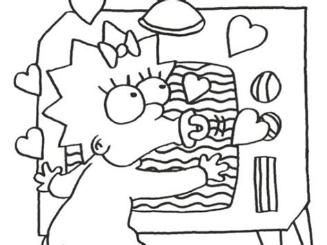 simpsons    cartoon coloring pages coloring pages  kids