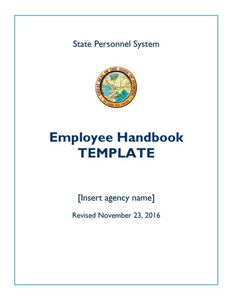 employee handbook templates examples templatelab
