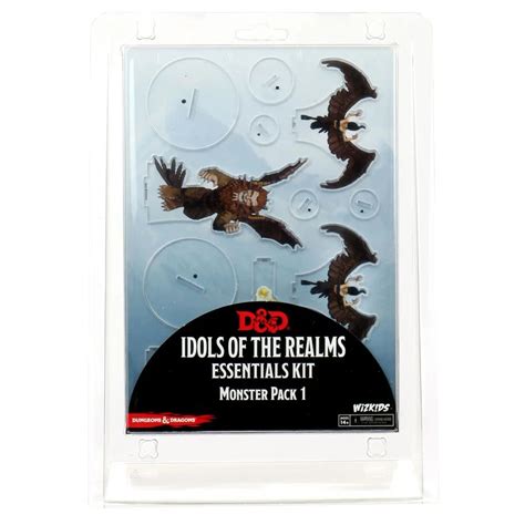 dandd idols of the realms essentials 2d miniatures monster pack 1