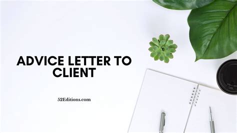 advice letter  client sample   letter templates print