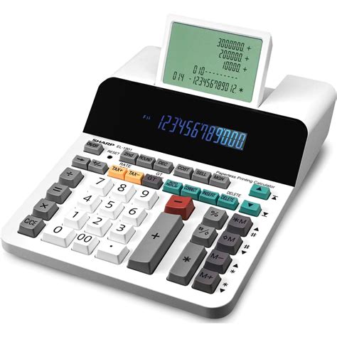 sharp el   digit paperless printing calculator