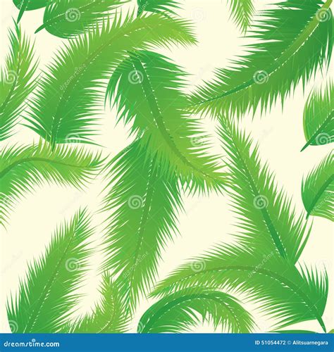 palm leaf pattern stock vector illustration  abstract