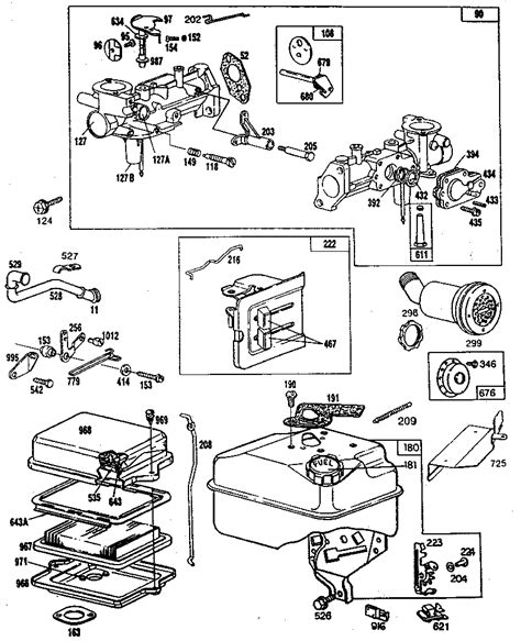 briggs  stratton  hp motor diagram  aseplinggiscom