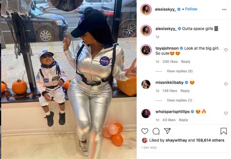 I Love Her In Mommy Mode Alexis Skyy Celebrates Halloween With Her