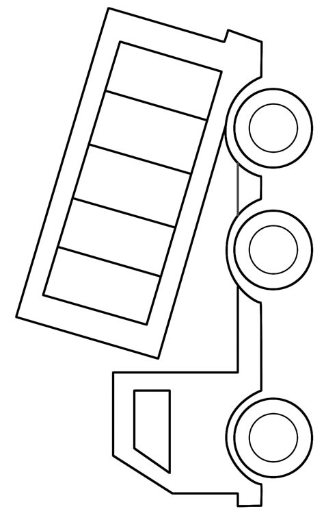 dump truck coloring pages    print