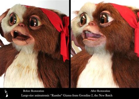 gremlins gizmo rambo puppet restoration tom spina designs tom spina designs