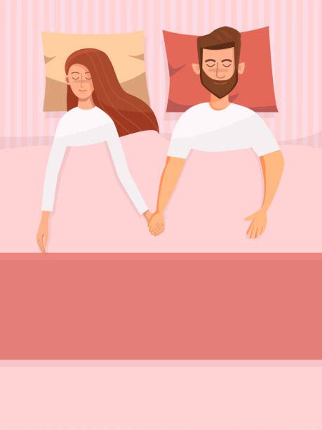 Couple In Bed Illustrations Royalty Free Vector Graphics