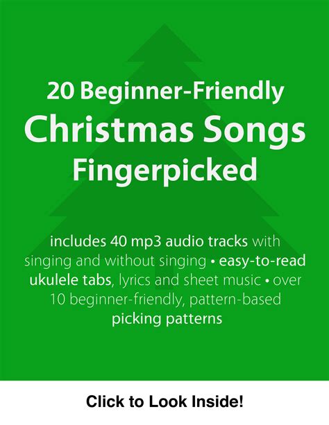 beginner friendly christmas songs fingerpicked ukulele tricks