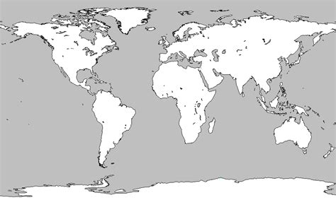 map  world blank borderless