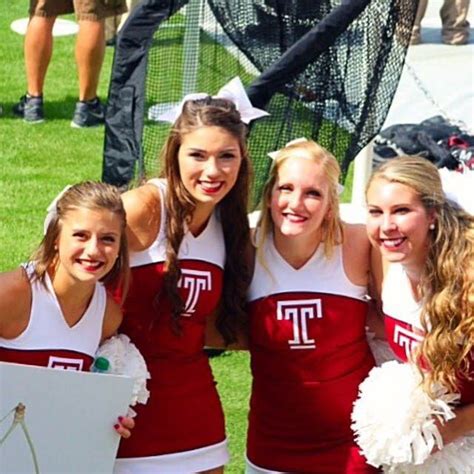 Temple Owls Cheerleaders Hottest Photos Of The Squad Cheerleading