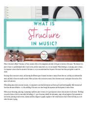 form structure  musicdocx   structure   structure  form