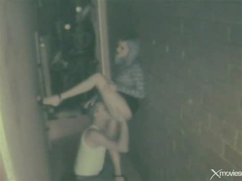 hot voyeur sex in the alley outside of club alpha porno