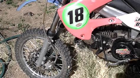 coolster cc dirtbike idleing youtube