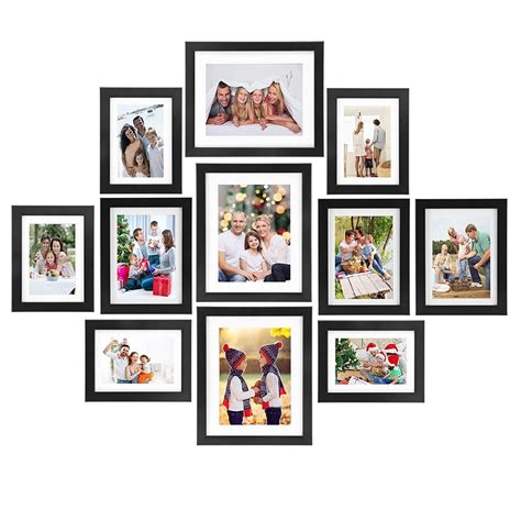 voilamart picture frames set   multi pack photo frame set wall