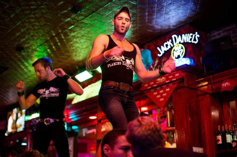 a gay bar that s part coyote ugly part reality tv fodder the new