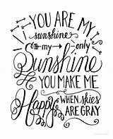 Sunshine Wall Printable Print Coloring Quotes Printables Prints Lettered Hand Aliceandlois Favorite Create Paper Pages Letras Bydawnnicole Tattoo Getdrawings Diy sketch template