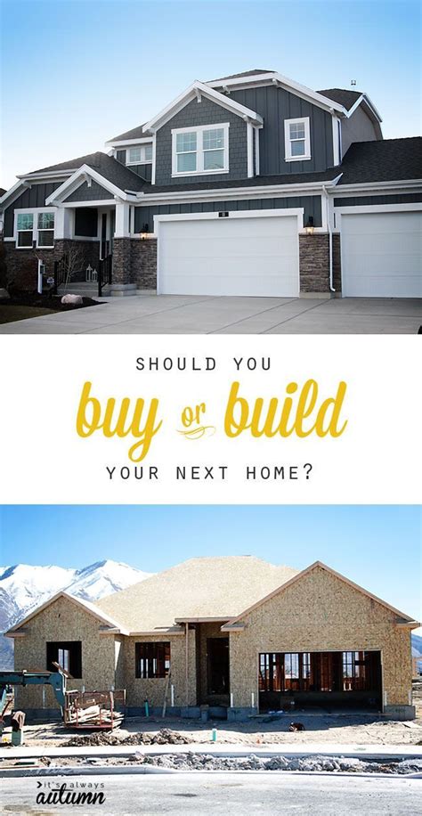 buy  build   home  pros  cons