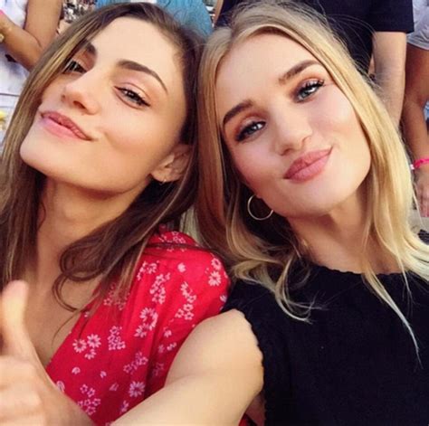 Rosie Huntington Whiteley And Phoebe Tonkin Cosy Up Together In New