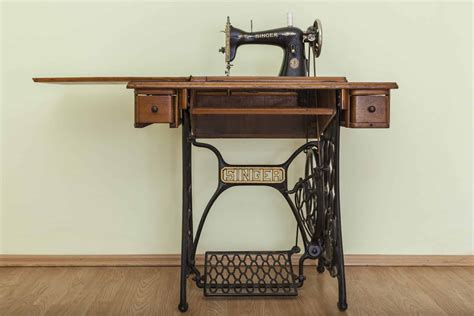antique singer sewing machine tables  identification price guides