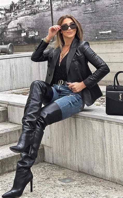 sexy ladies and otkb leather dress women fashion leather outfit