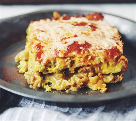vegan breakfast lasagna hot  food  lauren toyota recipe