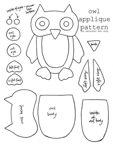 printable owl template    printable owl