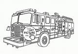 Coloring Pages Fire Kids Engine Truck Wuppsy Transportation Printables Colouring sketch template