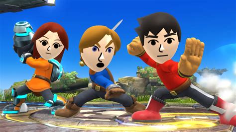 mii fighter joins the brawl in super smash bros for wii u